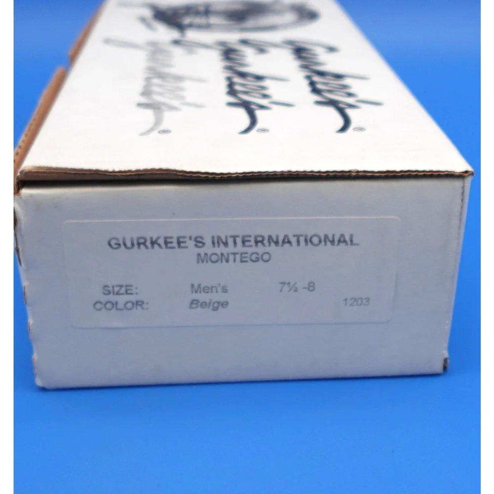 Gurkee’s Montego Rope Sandals Men’s 7.5-8 Beige New With Box